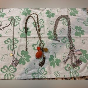 Chicos necklaces, one new with tags to without
